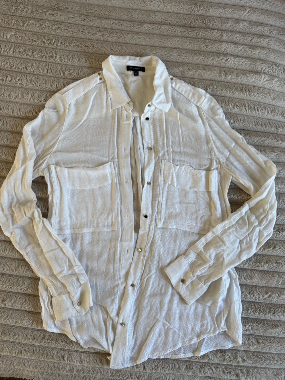 Dynamite white blouse